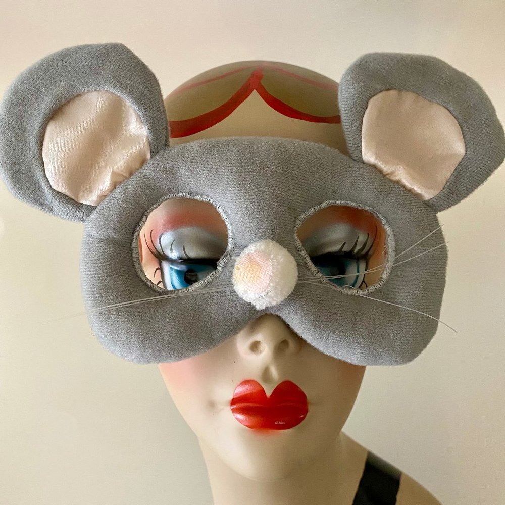 HP๐ธ Vintage Handmade Mouse mask for kids Cosplay